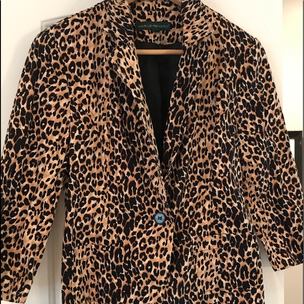 Leopard Blazer